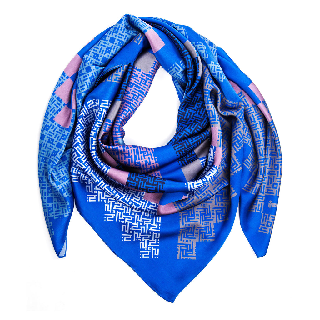Fitzgerald Life luxury silk scarf - knot