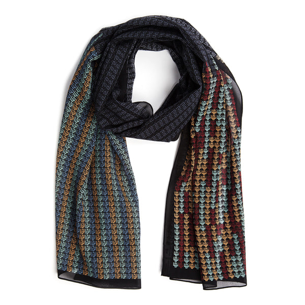 Godard Cosmos luxury silk scarf - knot