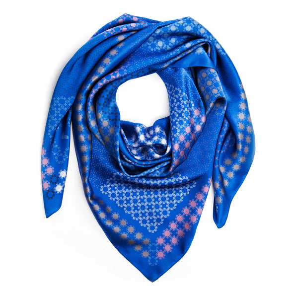 Rumi Life luxury silk scarf - knot