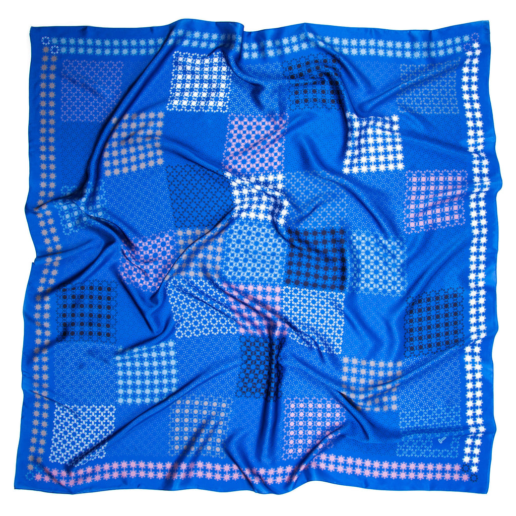 Rumi Life luxury silk scarf - spread