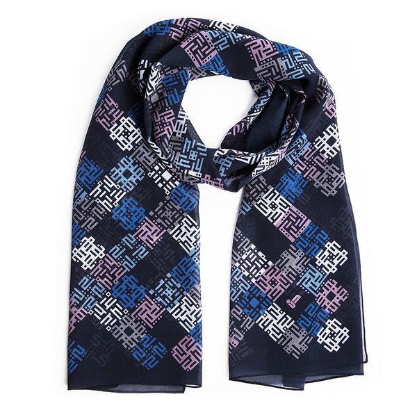 Seneca Life luxury silk scarf - knot