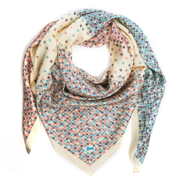 Springfield Energy luxury silk scarf - knot