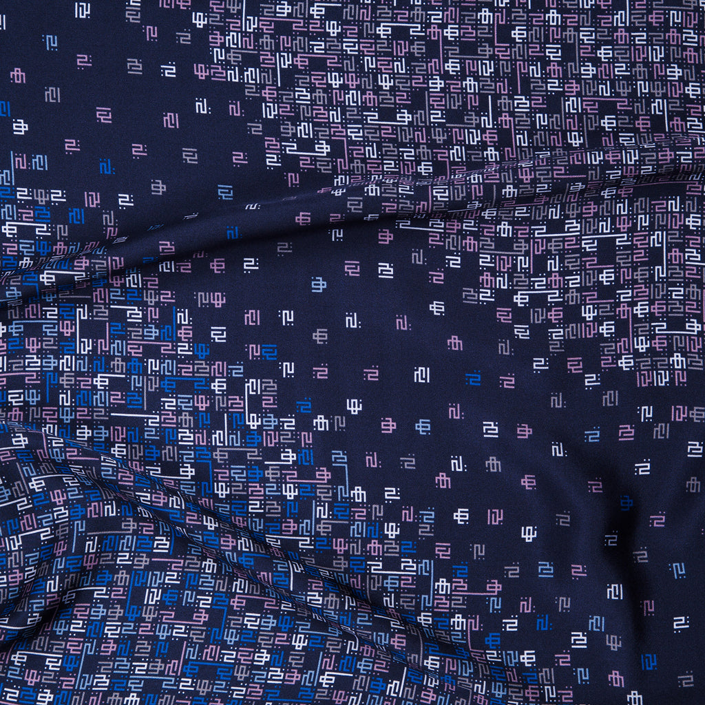 Springfield Life luxury silk scarf - close-up